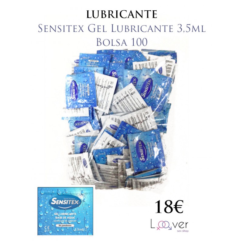 Sensitex Gel Lubricante 3,5ml - Bolsa 100