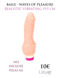 BAILE - WAVES OF PLEASURE REALISTIC VIBRATING 19.5 CM