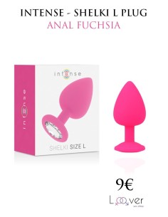 INTENSE - SHELKI L PLUG ANAL FUCHSIA