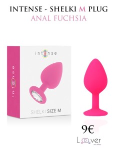 INTENSE - SHELKI M PLUG ANAL FUCHSIA