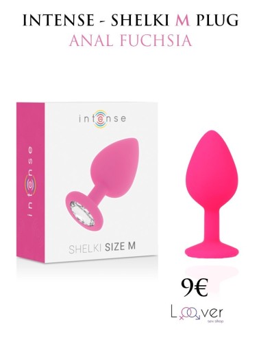 INTENSE - SHELKI M PLUG ANAL FUCHSIA