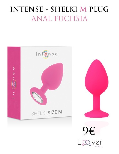 INTENSE - SHELKI M PLUG ANAL FUCHSIA