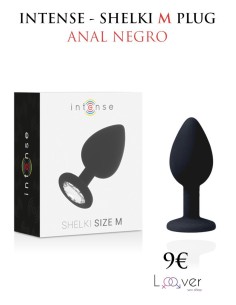 INTENSE - SHELKI M PLUG ANAL NEGRO