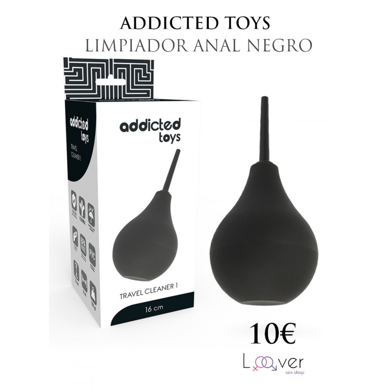 ADDICTED TOYS - LIMPIADOR ANAL NEGRO