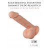 BAILE - BEAUTIFUL ENCOUNTER BAHAMUT DILDO REALISTICO FLEXIBLE 21.8 CM NATURAL