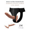 BAILE - ULTRA PASSIONATE HARNESS DILDOS DOBLES CON ARNÉS