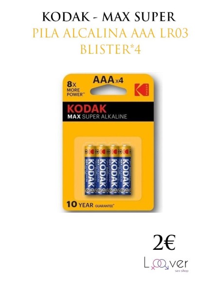 KODAK - MAX SUPER PILA ALCALINA AAA