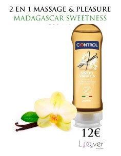 CONTROL - 2 EN 1 MASSAGE & PLEASURE MADAGASCAR SWEETNESS 200 ML