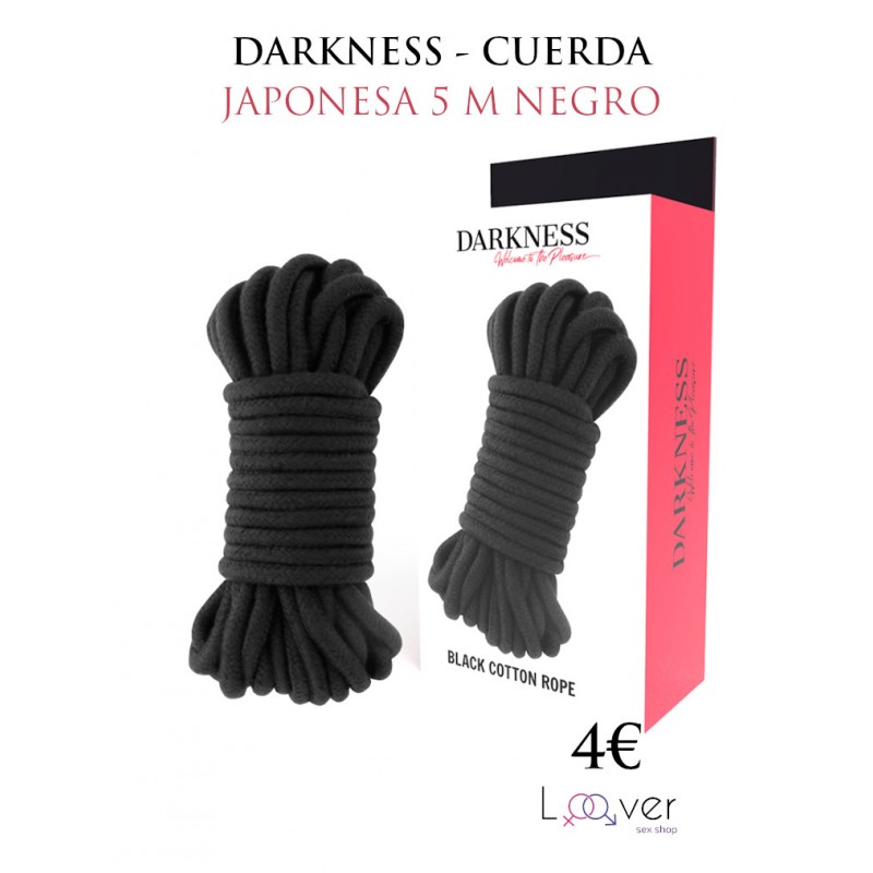 DARKNESS - CUERDA JAPONESA 5 M NEGRO