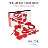 EXPERIENCE BDSM FETISH KIT SERIE ROJO