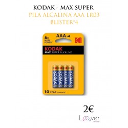 KODAK - MAX SUPER PILA...