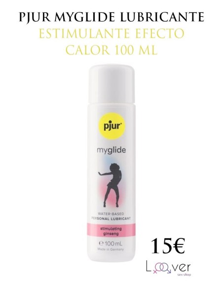 PJUR - MYGLIDE LUBRICANTE ESTIMULANTE EFECTO CALOR 100 ML