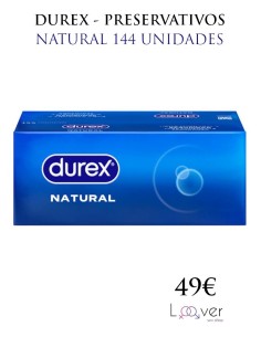 DUREX - PRESERVATIVOS NATURAL 144 UNIDADES