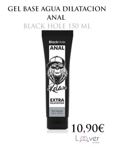 BLACK HOLE GEL BASE AGUA DILATACION ANAL 150 ML