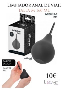 ADDICTED TOYS - LIMPIADOR ANAL DE VIAJE TALLA M 160 ML