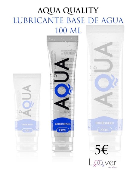 AQUA QUALITY - LUBRICANTE BASE DE AGUA 100 ML