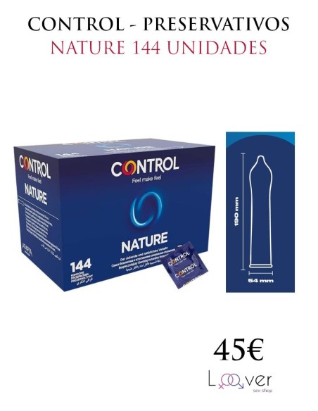 PRESERVATIVOS CONTROL NATURE 144 UNIDADES