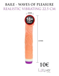 BAILE - WAVES OF PLEASURE REALISTIC VIBRATING 22.5 CM
