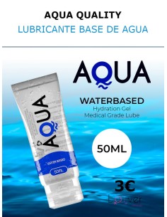 AQUA QUALITY - LUBRICANTE BASE DE AGUA 50 ML