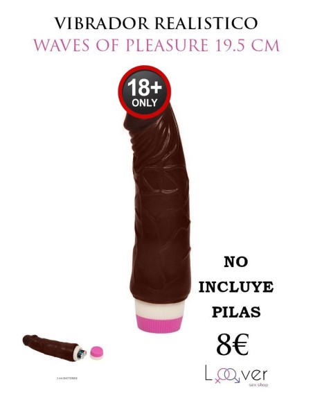 BAILE - WAVES OF PLEASURE VIBRADOR 19.5 CM MULATO