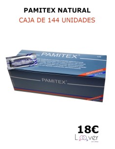 PAMITEX NATURAL CAJA DE 144 UNIDADES