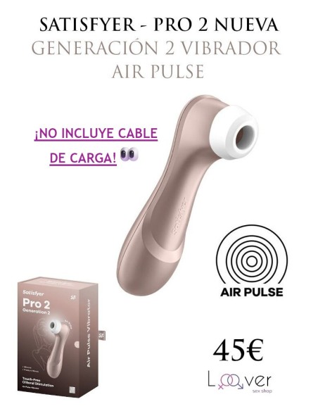 SATISFYER - PRO 2 NUEVA GENERACIÓN 2 VIBRADOR AIR PULSE