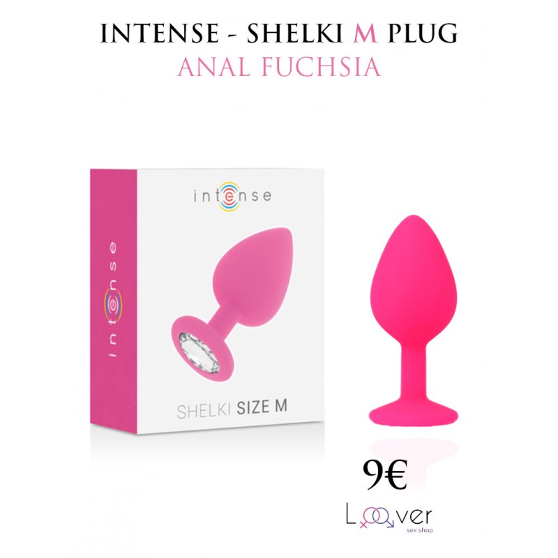 INTENSE - SHELKI M PLUG ANAL FUCHSIA