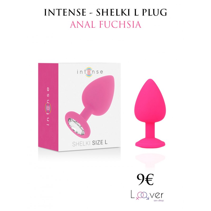 INTENSE - SHELKI L PLUG ANAL FUCHSIA