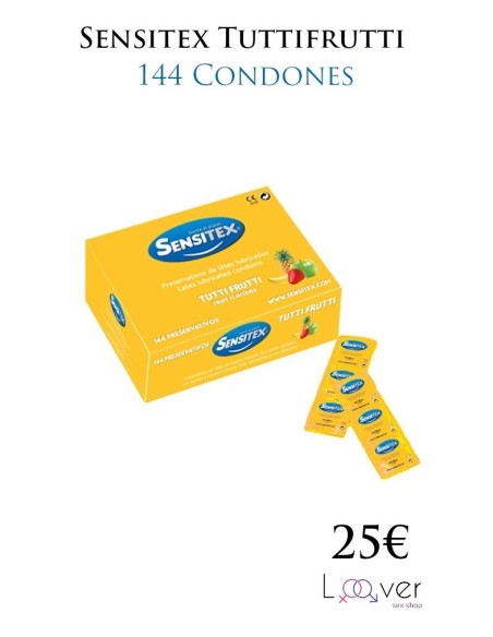 Sensitex Tuttifrutti 144 Condones