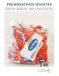SENSITEX FRESA BOLSA 100 UNIDADES