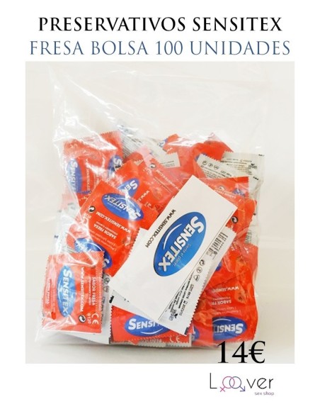 SENSITEX FRESA BOLSA 100 UNIDADES