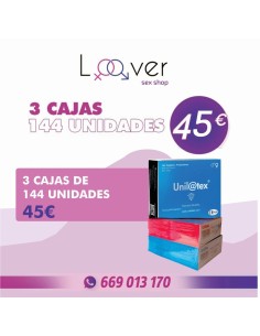 COMBO UNILATEX 3 CAJAS DE 144 UNIDADES C/U