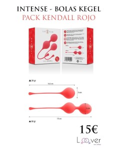 INTENSE - BOLAS KEGEL PACK KENDALL ROJO