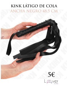 KINK - LÁTIGO DE COLA ANCHA NEGRO 48.5 CM