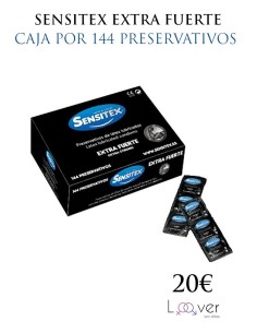 SENSITEX EXTRAFUERTE CAJA POR 144 PRESERVATIVOS